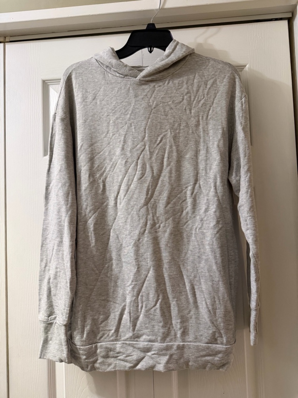 Offline by Aerie Gray Long Hooded Sweatshirt Size XS